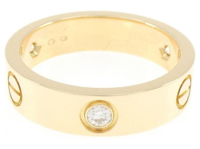 Cartier Love Ring mit halbem Diamantbesatz - Ansicht 2