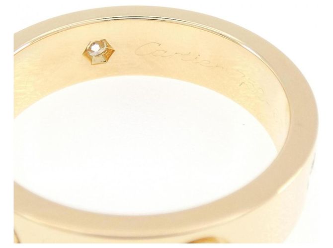 Cartier Love Ring mit halbem Diamantbesatz - Ansicht 3