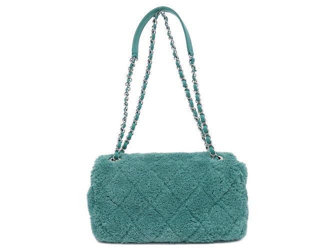 Borsa a tracolla Chanel verde - vista 2
