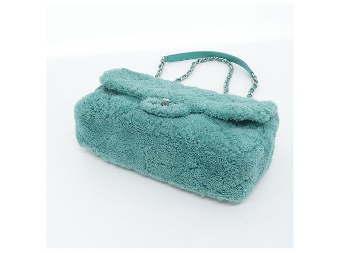 Borsa a tracolla Chanel verde - vista 3