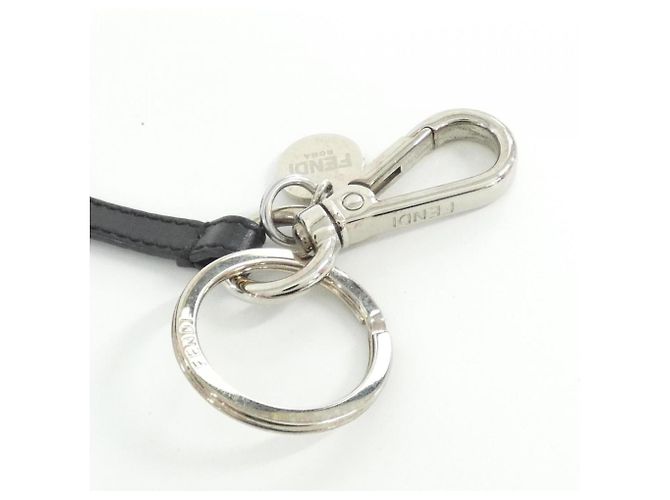 Portachiavi Fendi 7AP085 ASIE Marrone Argento - vista 8
