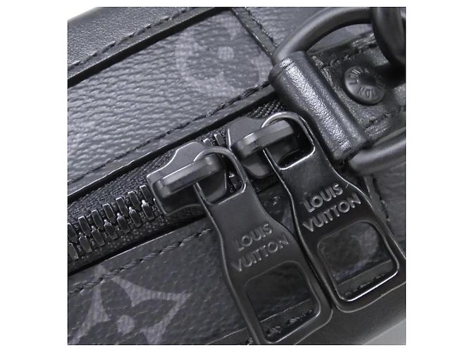 Louis Vuitton Monogram Eclipse Soft Trunk Briefcase Preto Monograma - vista 5