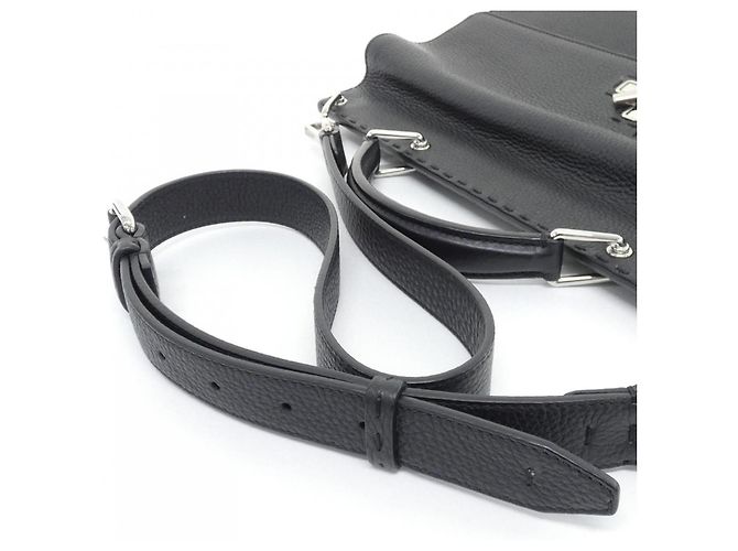 Borsa Fendi SELLERIA 7VA462 SFR Nero - vista 7