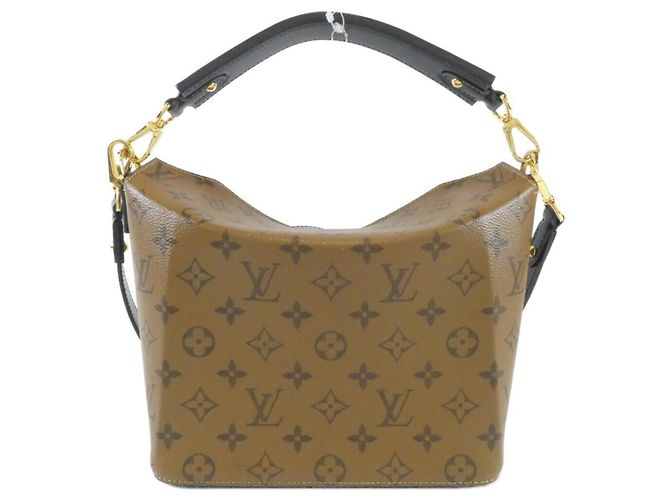 Borsa Louis Vuitton Monogram Reverse Bento Box PM Marrone Monogramma - vista 2