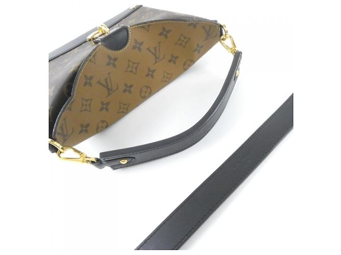 Borsa Louis Vuitton Monogram Reverse Bento Box PM Marrone Monogramma - vista 8