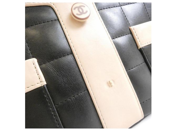 Borsa a tracolla Chanel 17540 Nero Rosa - vista 4