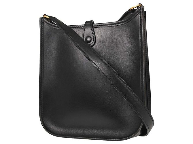 Hermès Hermes Long Strap Evelyne Box Calf TPM Schwarz - Ansicht 2