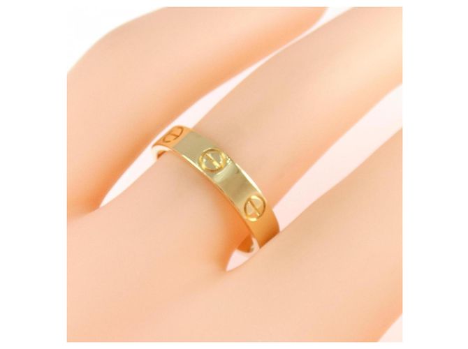 Anello Mini Love Cartier in oro giallo 18K - vista 4
