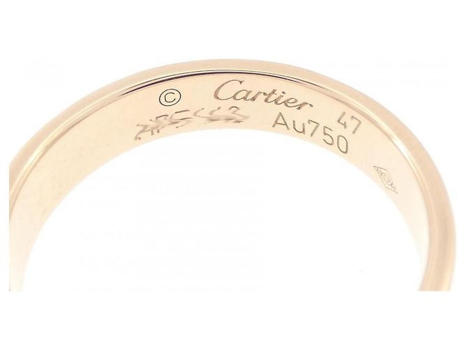Anello Cartier Mini Love in oro rosa 18K - vista 3