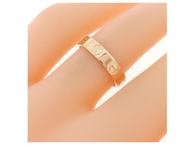 Anello Cartier Mini Love in oro rosa 18K - vista 4
