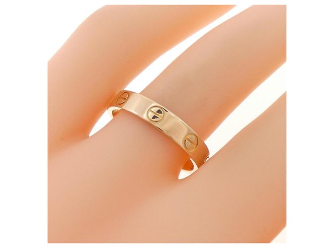 Anello Mini Love Cartier in oro rosa - vista 4