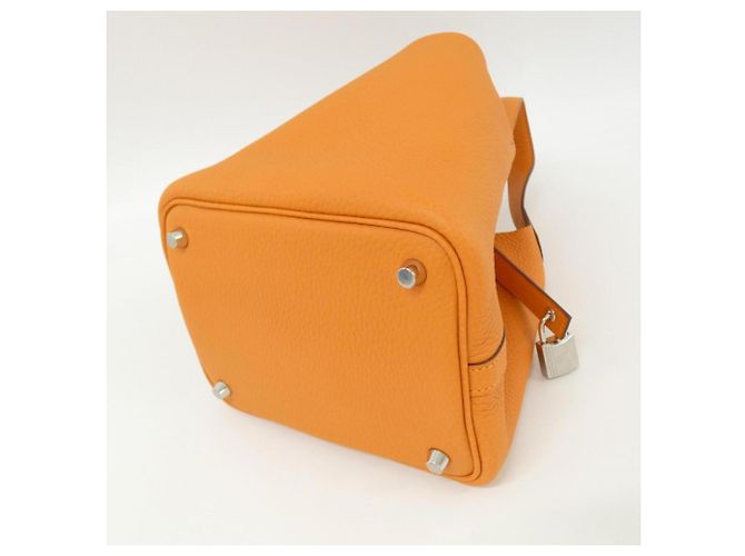 Hermès Borsa Hermes Picotin Lock PM Arancione - vista 2
