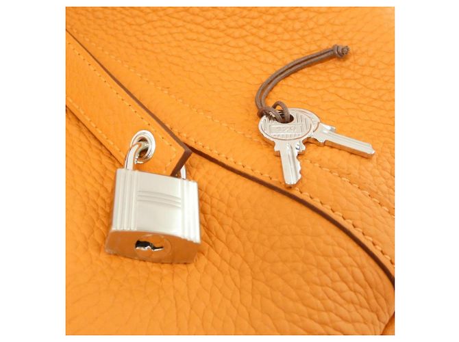 Hermès Borsa Hermes Picotin Lock PM Arancione - vista 3