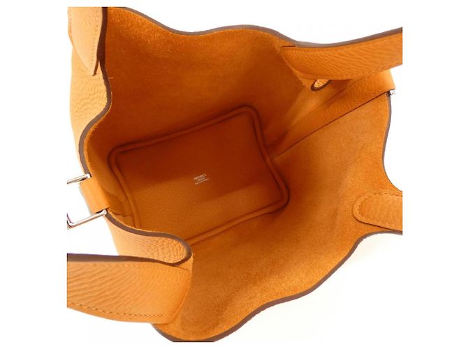 Hermès Borsa Hermes Picotin Lock PM Arancione - vista 5