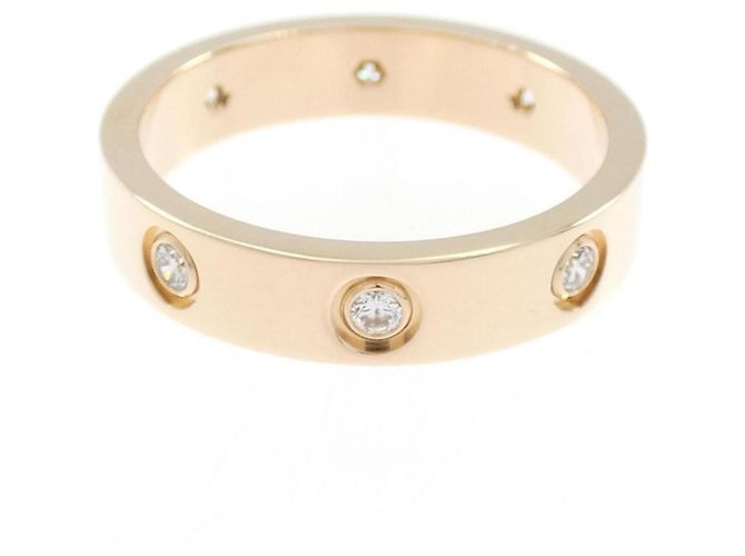 Cartier Mini Love Ring Vollbesetzt mit Diamanten - Ansicht 2