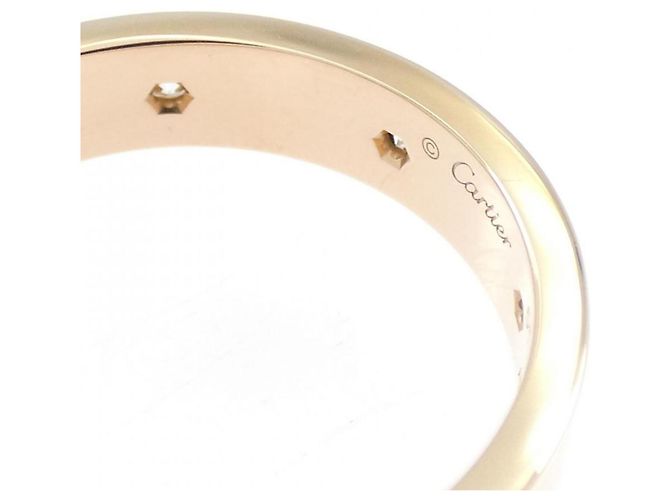 Cartier Mini Love Ring Vollbesetzt mit Diamanten - Ansicht 3