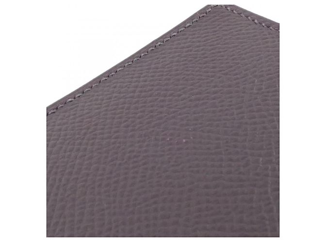 Hermès Cartera Hermes Bearn Soufflé Verso Púrpura - vista 5