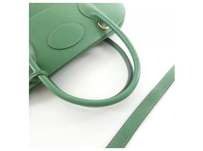 Hermès Borsa a mano Hermes Bolide 35cm in Verde - vista 6
