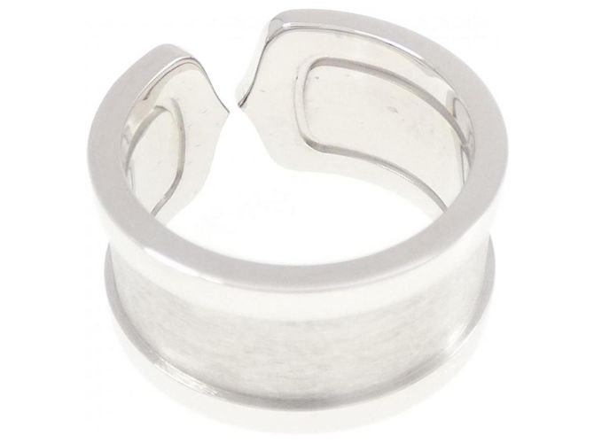 Anello Cartier C2 Large in oro bianco - vista 3