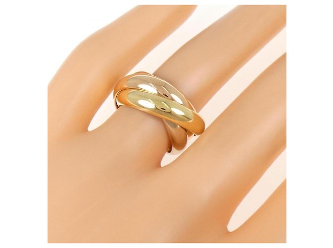Anello Cartier Trinity in oro rosa bianco e giallo 18K - vista 5
