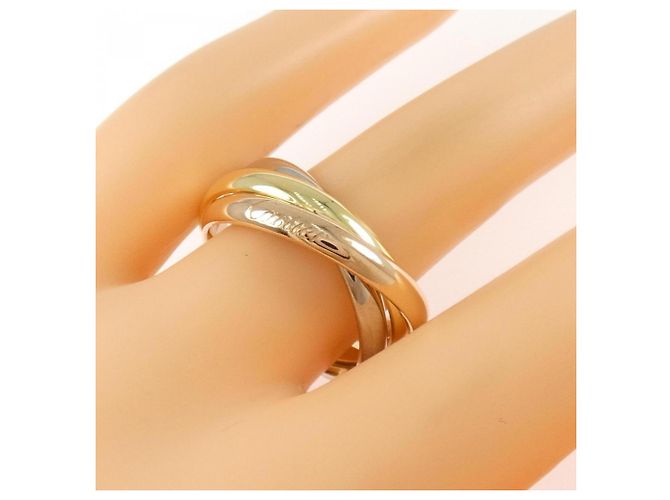 Anello Cartier Trinity in oro rosa bianco e giallo 18K - vista 5