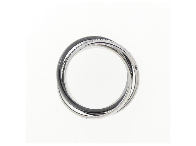 Anello Cartier Trinity Black & White Small - vista 2