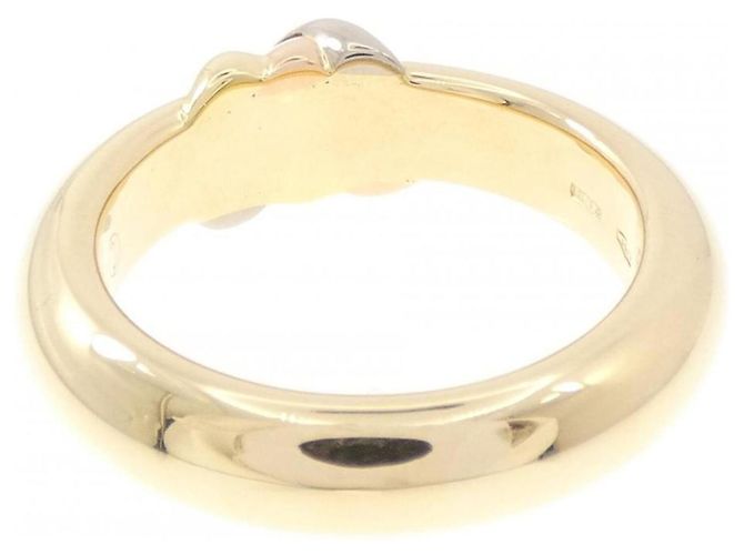 Anello Cartier Thread in oro bianco rosa e giallo 18K - vista 3