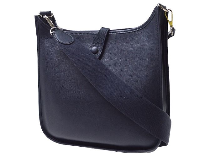 Hermès Borsa Hermes Evelyne Gen I Epsom PM Blu navy - vista 2