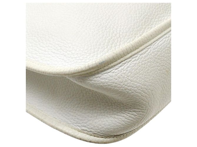Hermès Borsa Hermes Evelyne Gen I Clemence PM Bianco - vista 5