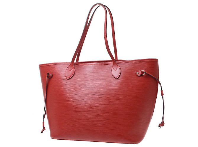 Bolso Tote Louis Vuitton Neverfull Epi Leather MM Roja - vista 2