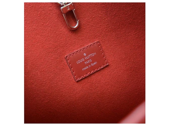 Bolso Tote Louis Vuitton Neverfull Epi Leather MM Roja - vista 4