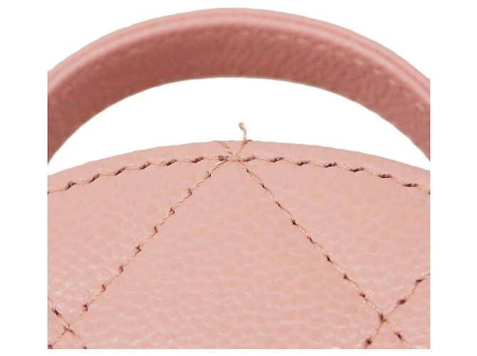 Borsa a tracolla con catena Chanel Matelassé Rosa - vista 6