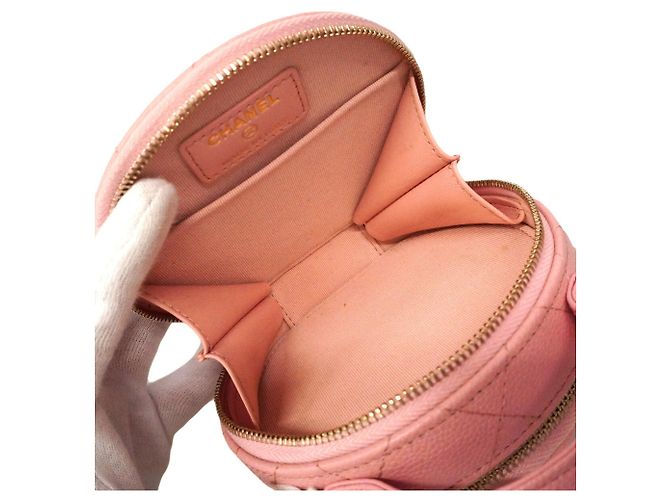 Borsa a tracolla con catena Chanel Matelassé Rosa - vista 7