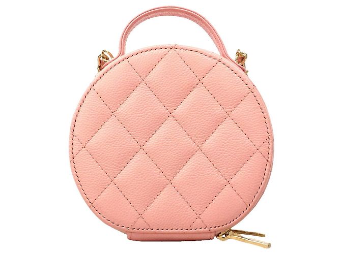 Borsa a tracolla con catena Chanel Matelassé Rosa - vista 8