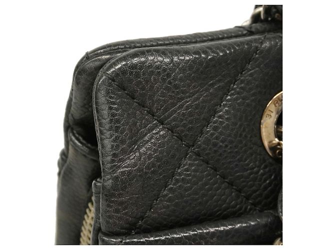 Saco Tote Chanel em couro de bezerro grão preto - vista 7