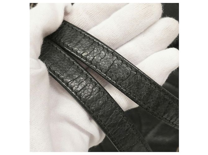 Saco Tote Chanel em couro de bezerro grão preto - vista 9
