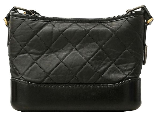 Borsa a tracolla Chanel Gabrielle Nero - vista 10