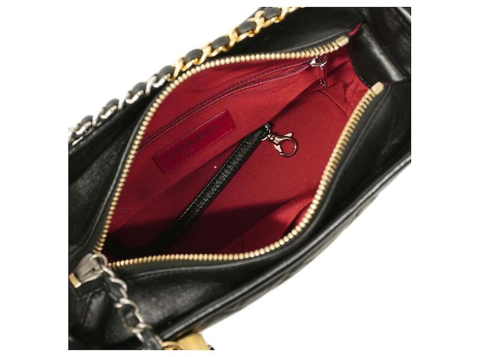 Borsa a tracolla Chanel Gabrielle Nero - vista 4
