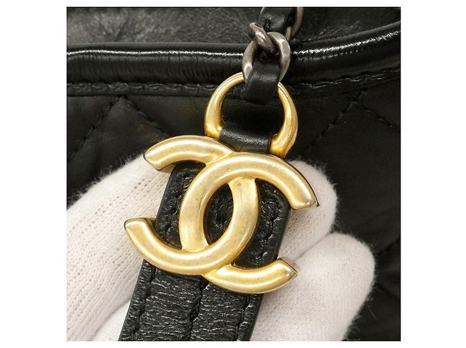 Borsa a tracolla Chanel Gabrielle Nero - vista 9