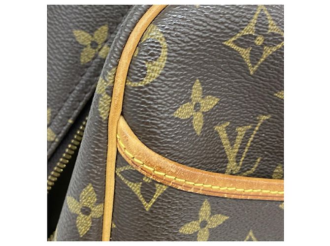 Borsa Louis Vuitton Monogram Deauville Marrone - vista 6