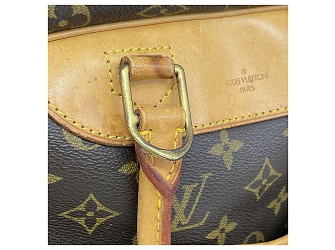Borsa Louis Vuitton Monogram Deauville Marrone - vista 8