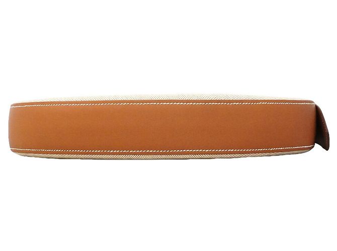 Hermès Borsa a tracolla Hermes Arson Toile H D'oro - vista 3