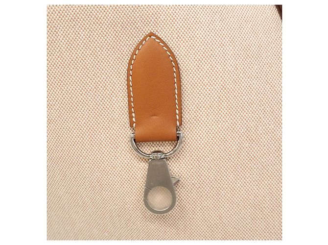 Hermès Borsa a tracolla Hermes Arson Toile H D'oro - vista 8