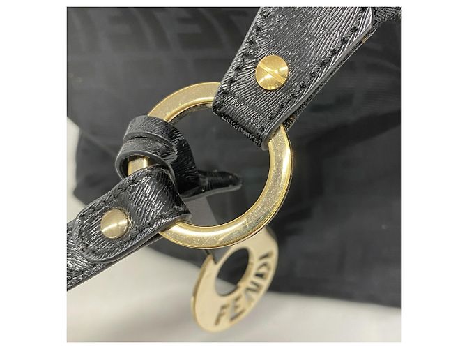 Fendi Zucca Nylon Canvas Tote Bag in Schwarz - Ansicht 10
