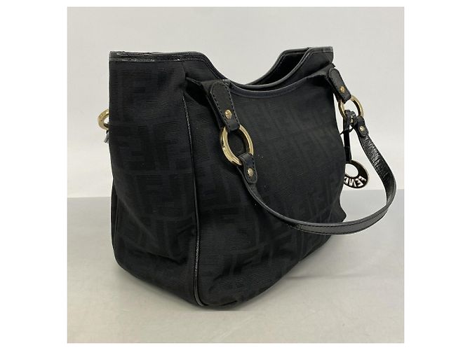 Fendi Zucca Nylon Canvas Tote Bag in Schwarz - Ansicht 2