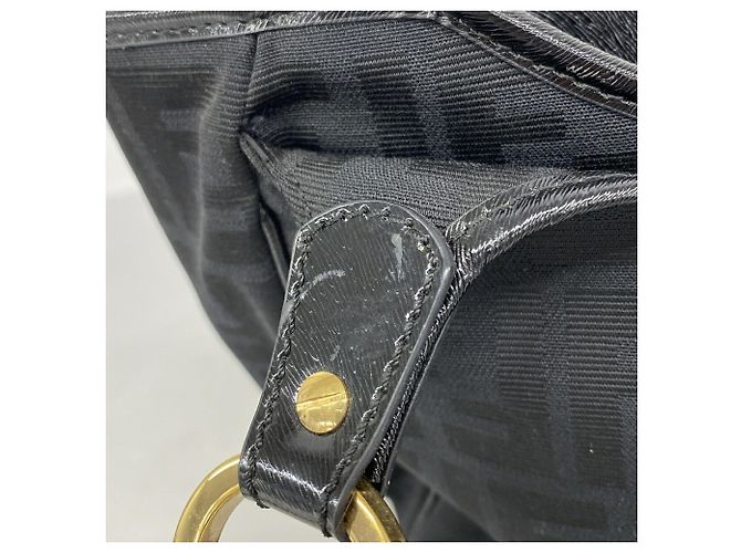 Fendi Zucca Nylon Canvas Tote Bag in Schwarz - Ansicht 8