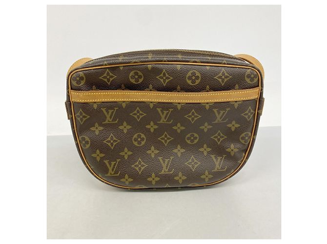Borsa a tracolla Louis Vuitton Monogram Jeune Fille GM Marrone - vista 11