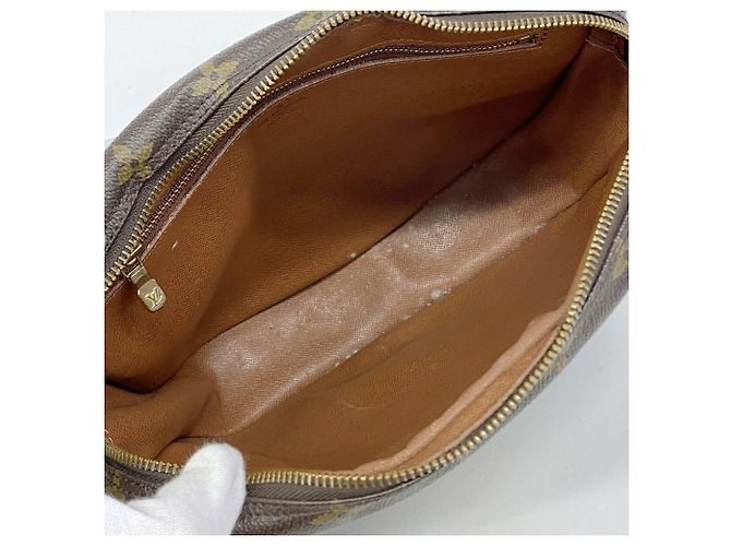 Borsa a tracolla Louis Vuitton Monogram Jeune Fille GM Marrone - vista 4