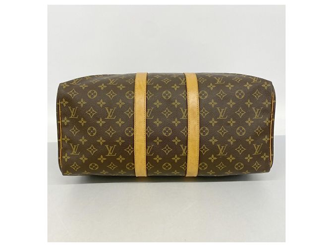 Borsa Boston Louis Vuitton Monogram Keepall 45 Marrone - vista 3
