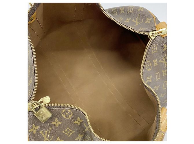 Borsa Boston Louis Vuitton Monogram Keepall 45 Marrone - vista 4